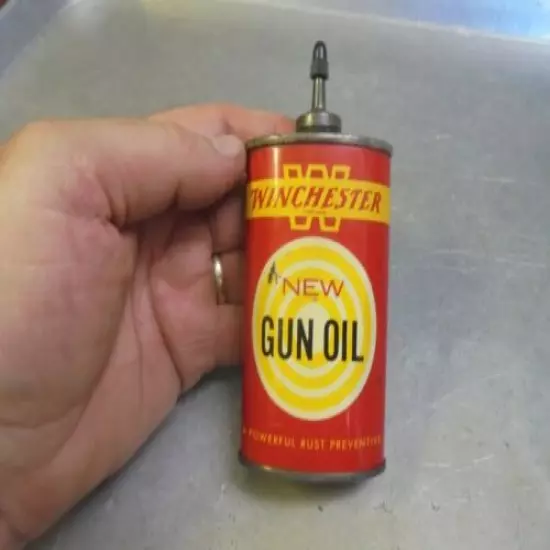 Vintage Winchester Gun Oil Tin