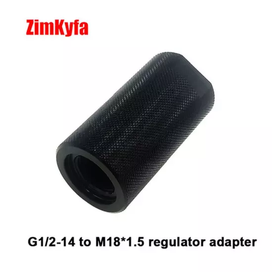 HPA Regulator Adapter Converter M18*1.5 Thread for G1/2-14 CO2 Tank