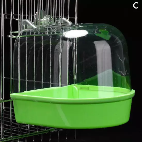 Parrot Bath Box Bathtub Bird Bather Bathing Utensils X7S3 C3X8