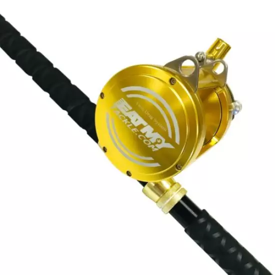 EatMyTackle 50W 2-Speed Reel on a Tournament Edition Straight Rod