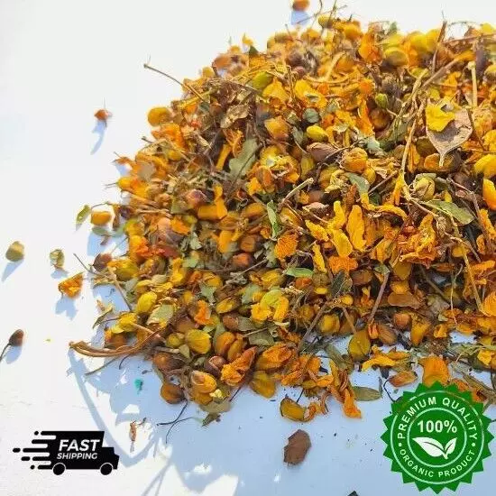 Dried Ranawara Flower Tea Ceylon Herbal Natural Organic Cassia Auriculate Avaram