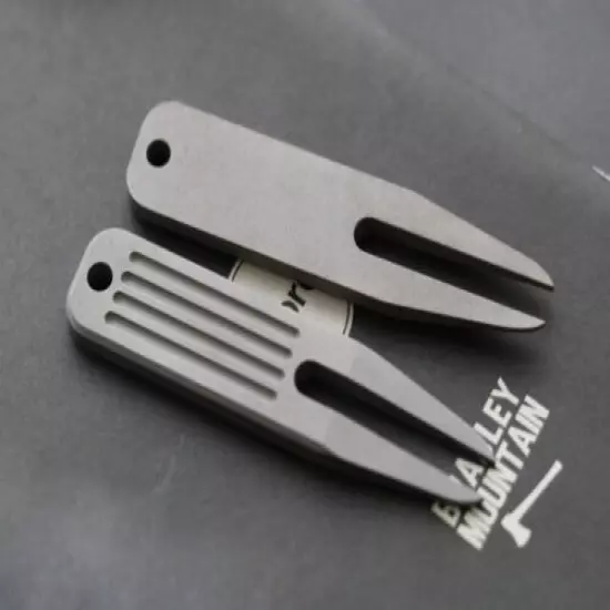 Brand New High Quality 1 Piece Titanium Alloy TC4 Golf Divot Tools