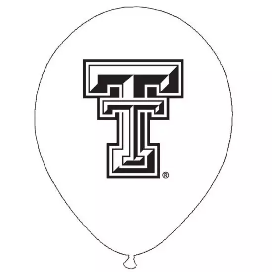 Texas Tech Red Raiders NCAA College University Sports Party 11" Latex Balloons