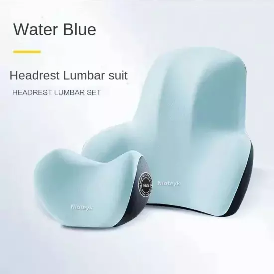 Car lumbar headrest car neck pillow car cushion backrest lumbar support pillow