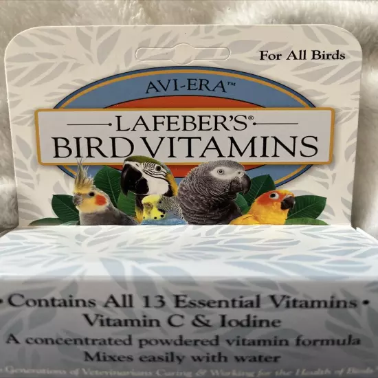 Lafeber's Avi-Era Powdered Bird Vitamin 1.25 oz Parrot Multivitamin Supplement