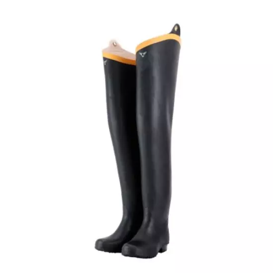 SHIBATA Rubber Hip Wader NB021 Unlined Washable Boots with Easy Care All Rubber