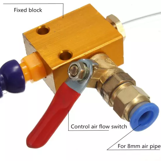 Mist Coolant Spray, System Mist Lubrication System Cardan Tube for CNC Lathe Mil