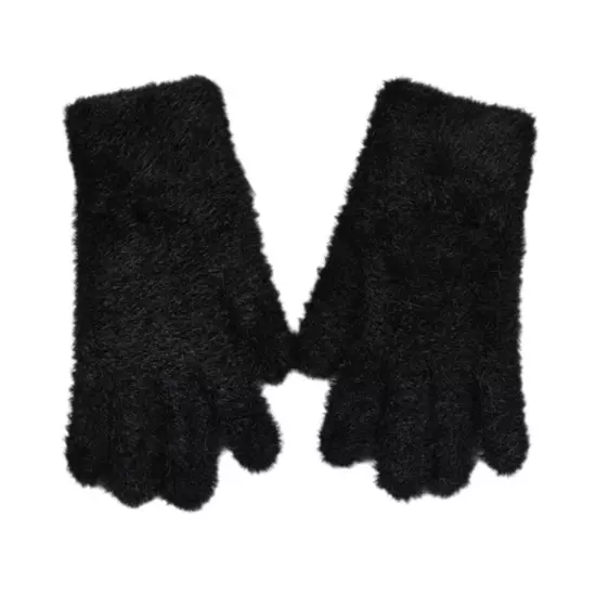 Korean style winter gloves imitation mink gloves plush warm^ω