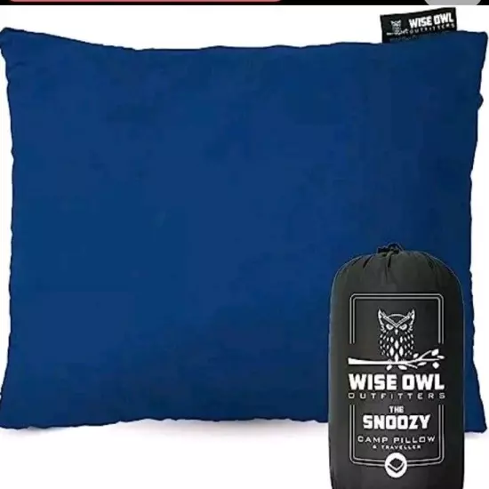 Wise Owl Outfitters Camping Pillow - Compressible Memory Foam Pillow (Small/Med)