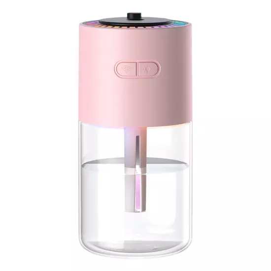 Car Air Humidifier with Colorful Night Light Rechargeable Desktop Aroma Diffuser