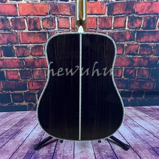 Custom D-45 acoustic guitar solid spruce top 41-inch in stock shipping quickly