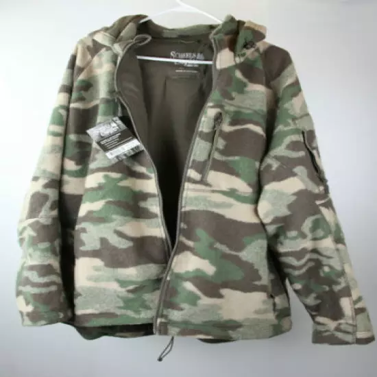 Brand New 2XL Scheels Camouflage Wool Fleece Hunting Jacket - Excellent Quality!