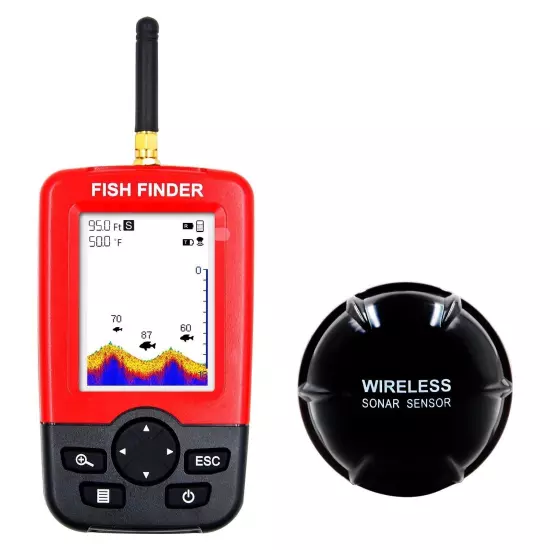 XJ01 Fishfinder Wireless Fish Detector For Fish Shoal Detection