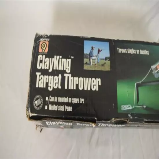 Hoppes 9 ClayKing Manual Target Thrower Skeet Trap Pigeon Practice New-Open Box