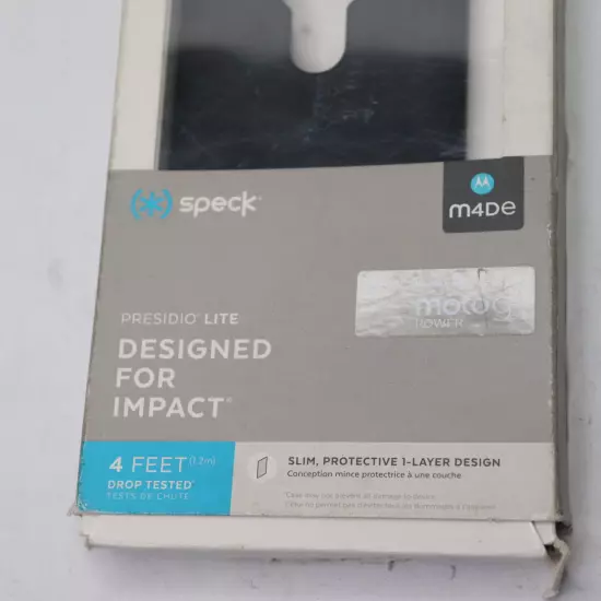 Speck Presidio Lite Case for Moto G7 Power Black 123698-1041