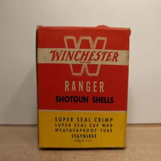 VINTAGE WINCHESTER Ranger Super Target Load 20 Ga Empty Shotshell Box Only