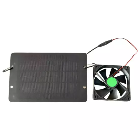 12V 10W Mini Ventilator IP65 Waterproof Solar Panel Powered Fan Solar Panel Fan