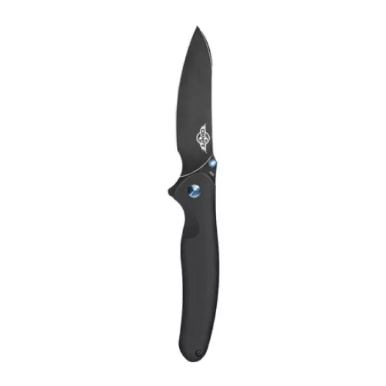 Olight Oknife Drever Folding Knife w/3.49" N690 Stainless Steel Blade, Black G10