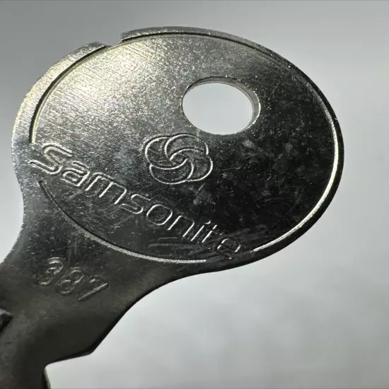 Vintage Samsonite Replacement 387 Key