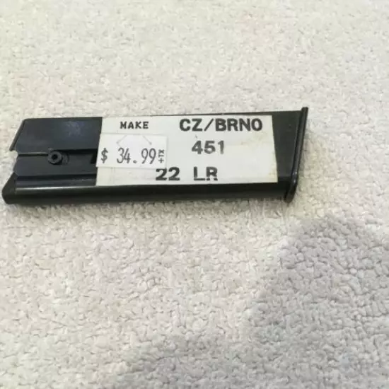 CZ BRNO 451 .22 LR MAGAZINE 7 ROUND NEW