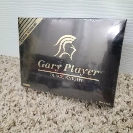 New Sealed Dozen 12 Gary Player Black Knight Golf Balls Unused