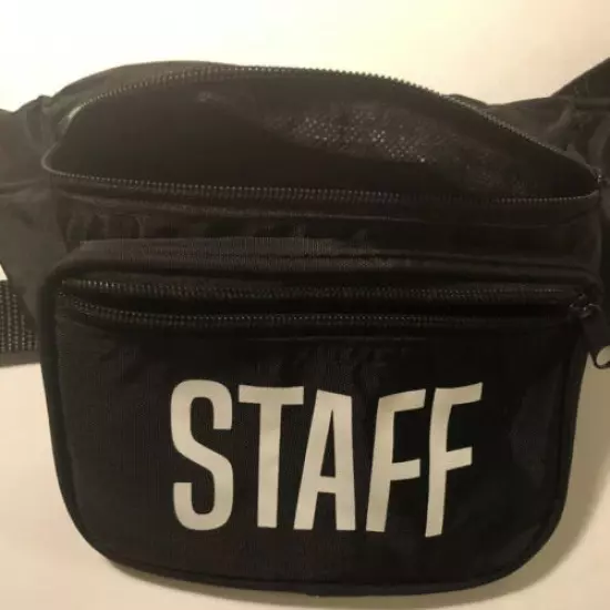 STAFF Fanny Pack New Black Nylon