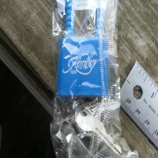 New Kimber Factory Issued Blue Cable Gun Lock with 2 Keys In Sealed Plastic