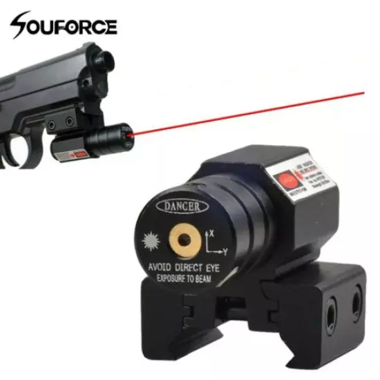 US Red /Green Dot Laser Sight For 11-20mm Picatinny Rail Rifle Weaver Hunting