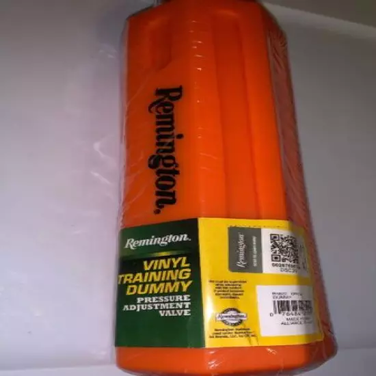 New Remington Coastal Dog Training Vinyl Retrieving Dummy Orange R1822 