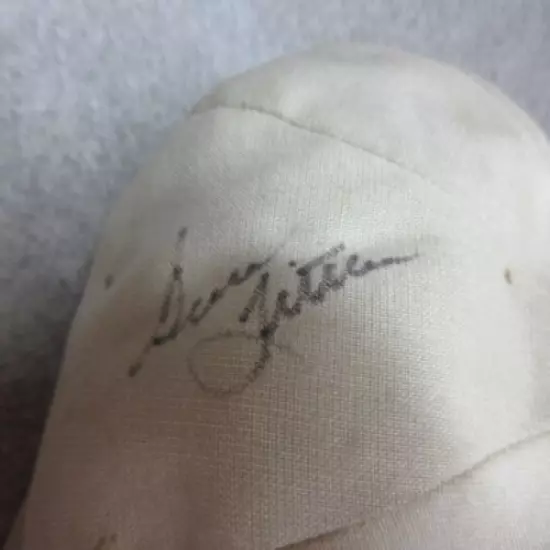 Hand Autographed Golf Hat ARNOLD PALMER,GENE LITTLER,GAY BREWER,MILLER BARBER