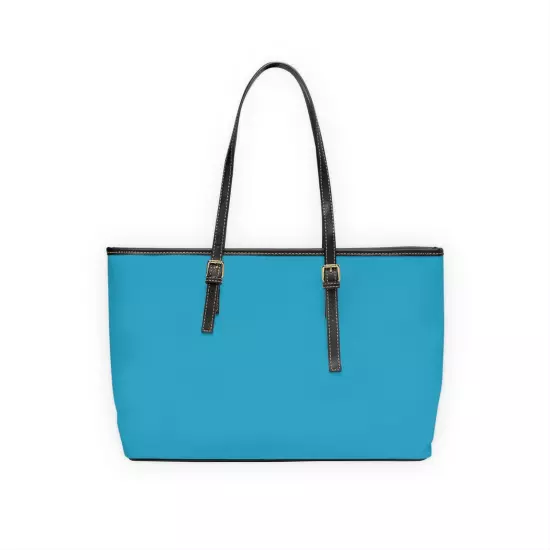 Turquoise Luxury PU Leather Shoulder Bag, Fashionable Designer Handbag