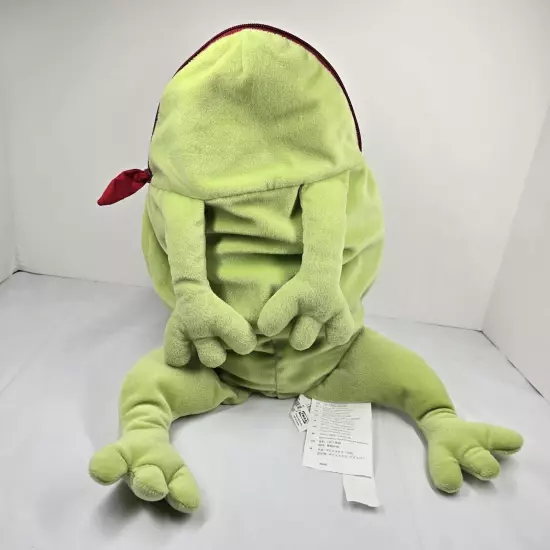 IKEA Frog Prince Pocket Pillow Fly Mouth Stuffed Animal Plush 18" Minnen Groda