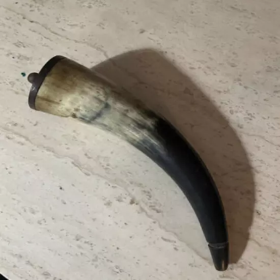 Mid 19th Century Black Powder Horn