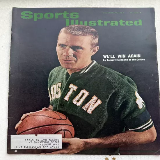 1964 Sports Illustrated: Tommy Heinsohn, Celtics Olympics & World Series October