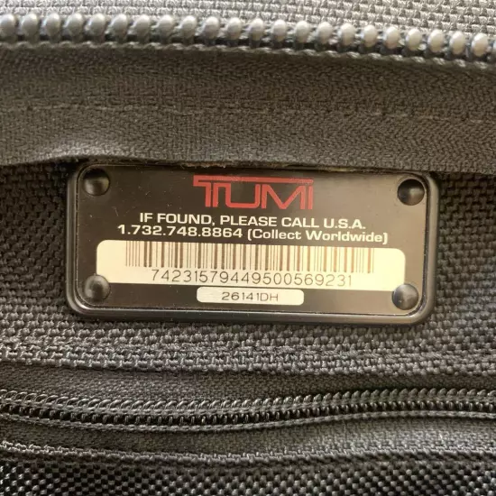 Large Capacity Tumi Briefcase 26141Dh Expandable