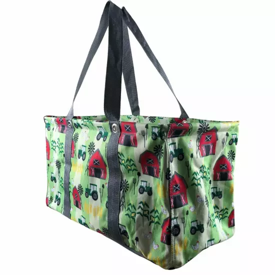 CR Medium & Large Utility tote Beach Picnic Laundry Basket Storage Bag 31 Gift