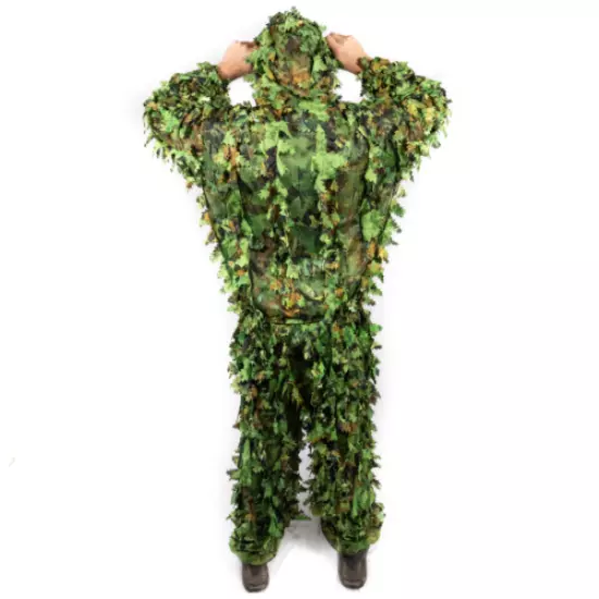 Arcturus 3D Leaf Ghillie Suit (Summer Green) - Hunting Jacket & Pants Set