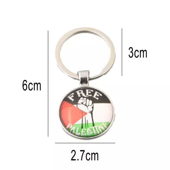 Easy to Identify Palestine Flag Keychain Pendant Never Lose Your Belongings