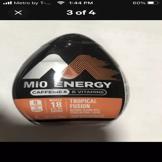 (12) Mio tropical fusion With Caffeine And B Vitamins ￼