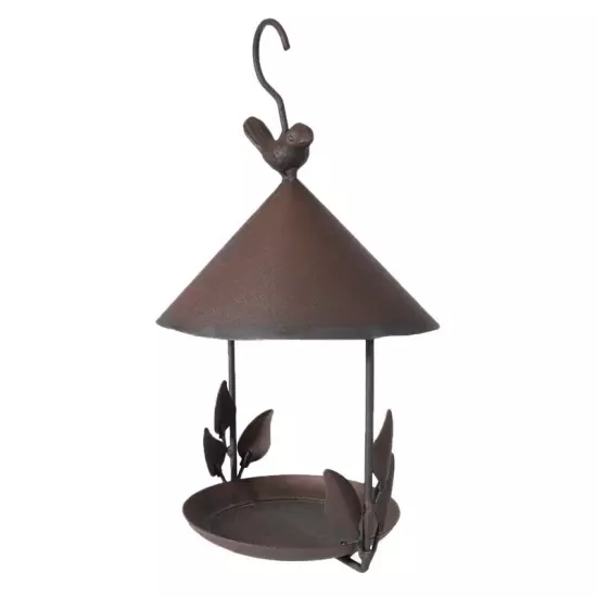 Bird Feeder Bird Outdoor Iron Rainproof Windproof Hanging Feeder for6754