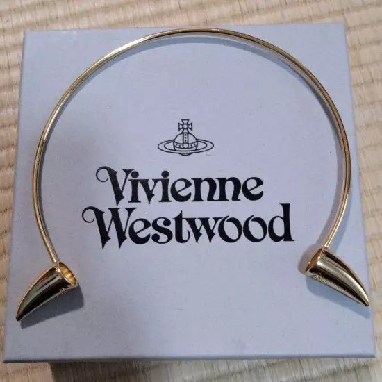 Vivienne Westwood Horn Tiara Gold Headpiece Accessory No Box