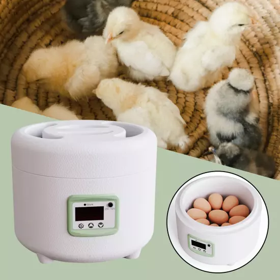 9 Eggs Incubator Automatic Farm Control Hatching Incubator for Quail Duck Bird