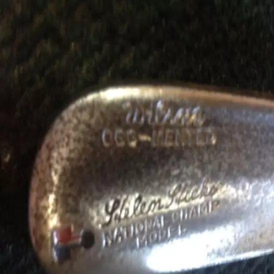 Vintage Wilson Ogg Mented Helen Hicks Ladies 9 iron Golf Club National Champ Mod