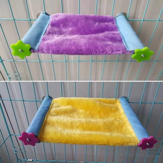 Winter Warm Bird Nest House Hut Bed Hammock Toy for Pet Parrot Parakeet Cocka...