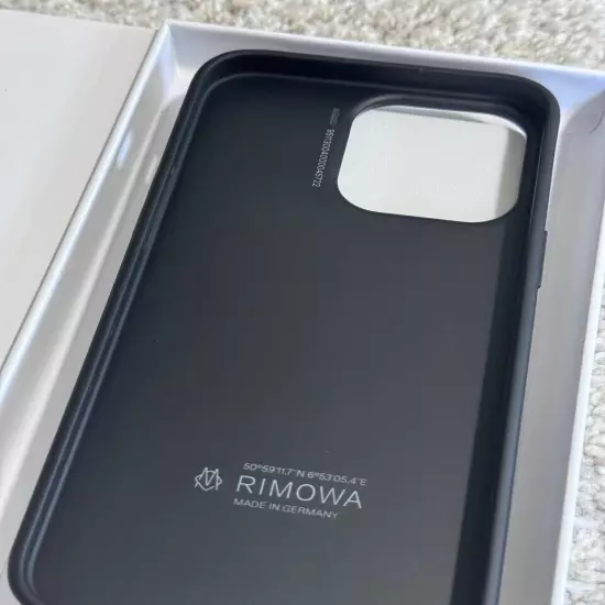 Rimowa Iphone Case Aluminum For 15 Pro Max Open Box Black