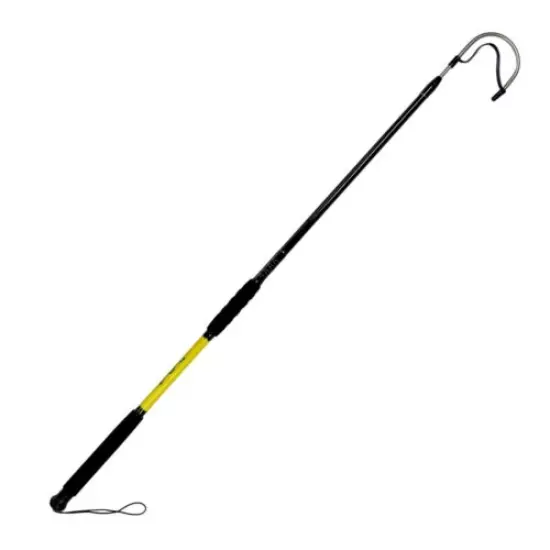 EatMyTackle Classic Hooked Fishing Gaff | 5 in. Hook Gap - Fiberglass Handle