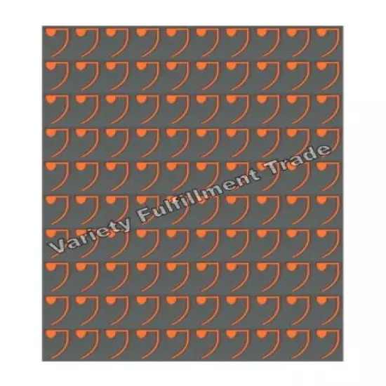 100 - Empty Chamber Safety Flags Rifle Pistol Range Non-Reinforced Orange U.S.A