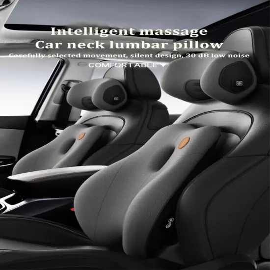 Car Neck Pillow Lumbar Support Cushion Auto Seat Head Waist Universal Headrest