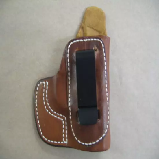 Ruger LCP 380 IWB Inside Waistband Molded Leather Concealed Carry Holster TAN