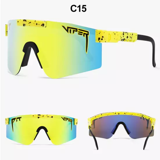 Integrated Lenses Polarized Sunglasses Wind Goggles Cycling Eyewear